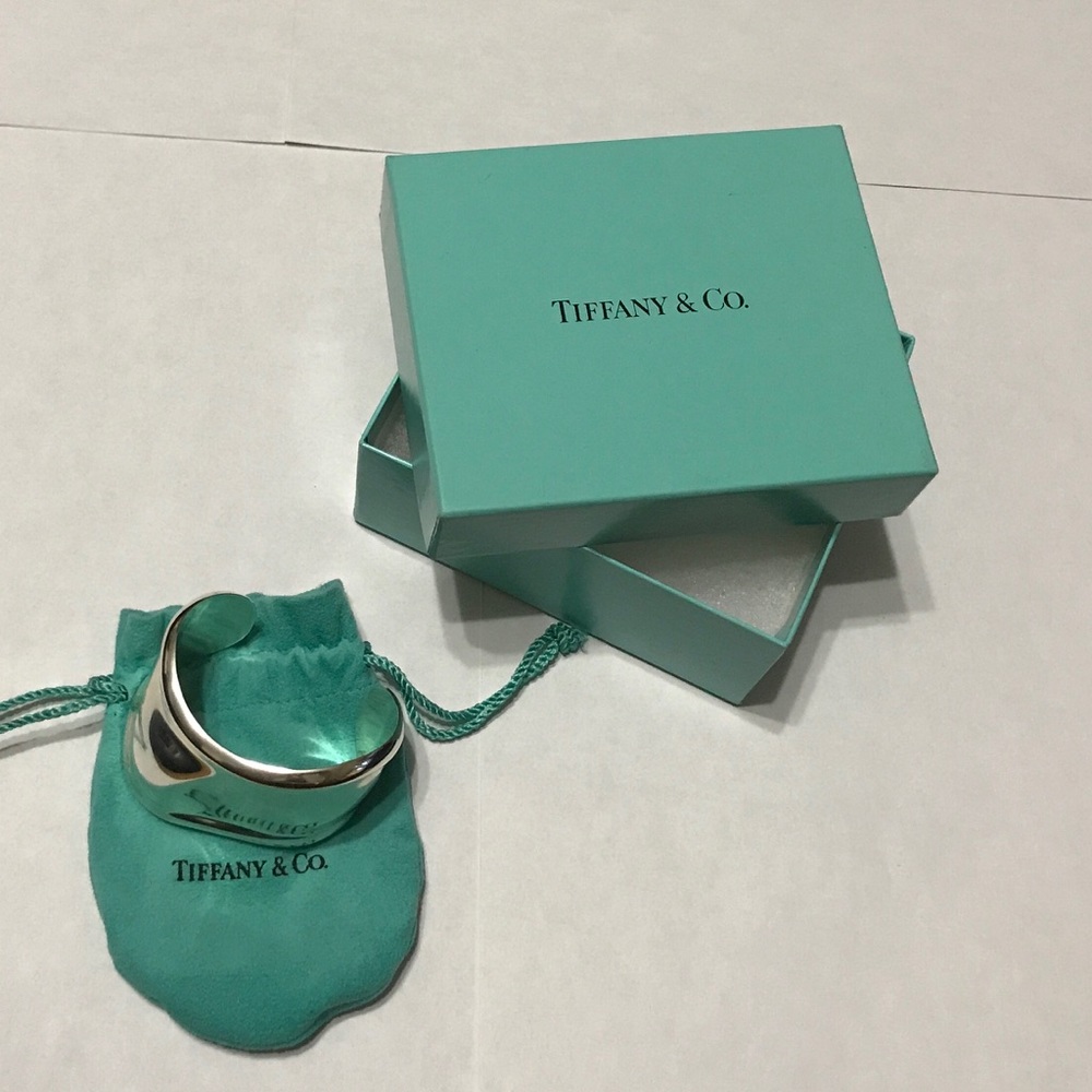 Tiffany & Co Silver Medium Bone Cuff Bracelet